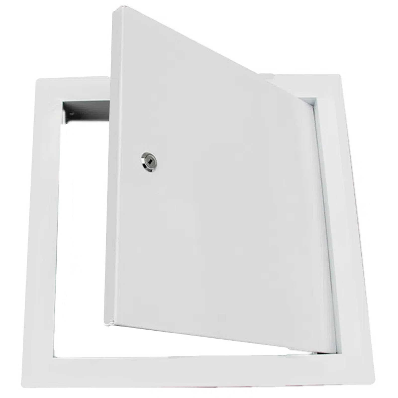 FANGQMM Ceiling Access Panel Access Panel Door with Lockable, Waterproof Bath Access Panel Metal, Ceiling Inspection Panel for Laundry Chute, Garage, Wall Hole Cover 70x70cm/28x28in