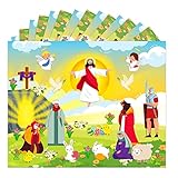 D4DREAM He Lives Sticker Scenes 12pcs Make an Easter Resurrection Stickers Make an Easter He Lives S