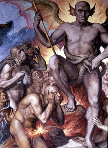 Toile L'Enfer de Dante pour habiller un grand mur vide avec élégance