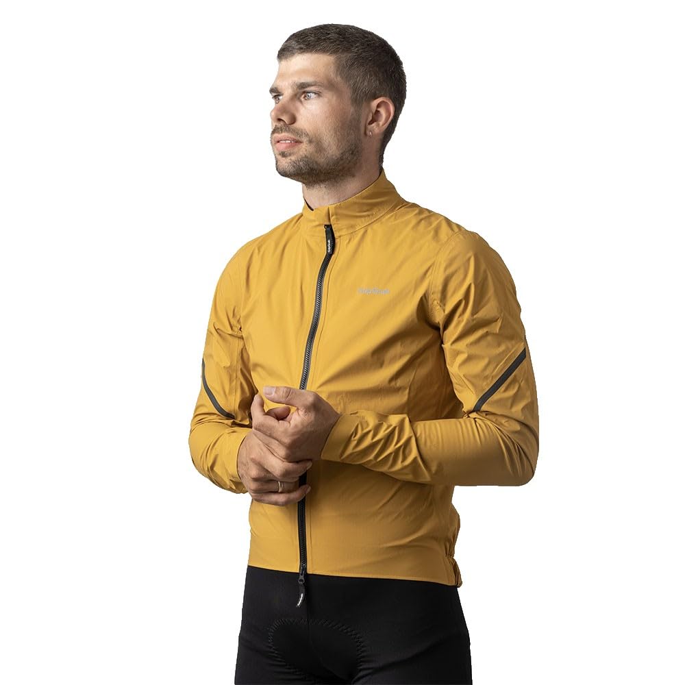 GripGrab PACR kurtka przeciwdeszczowa męska na rower wyścigowy, wodoszczelna, oddychająca, do jazdy na rowerze, jazdy na rowerze, 2-drożny zamek błyskawiczny, ochrona przed deszczem