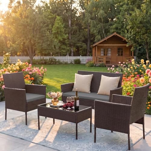 4-Piece Outdoor Patio Furniture Set