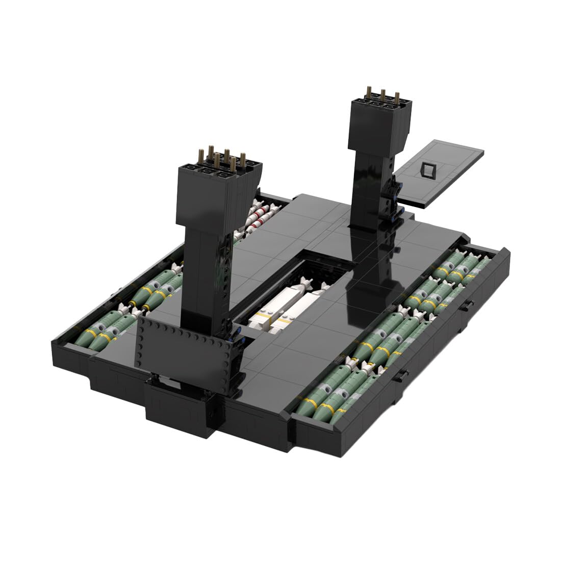 B-1 Lancer Bomber Model Bracket, Military Assembly Toy Building Blocks Set (1193PCS), FG86BNB16N54OCMBQ1518OLJ