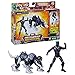 Marvel Mech Strike Mechasaurs, 4-Inch Black Panther with Sabre Claw Action Figures, Super Hero Toys for Kids Ages 4 and Up