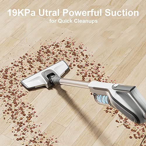 Vaclab Corded Stick Vacuum, 19Kpa Lightweight Small Vacuum Cleaner With 650W Powerful Suction, 1.9Lb 3-In-1 Convenient Handheld Vac For Pet Hair Hard Floor Quick Cleanups #TOP1