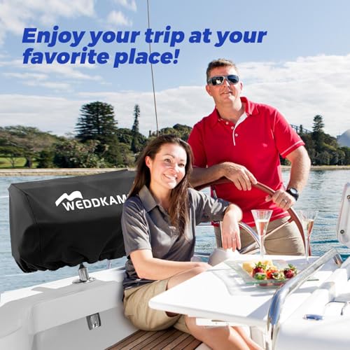 Weddkamsh XR-MGC Boat Grill Cover For Magma A10-703 Adventurer Series Cabo Marine Gas Grill thumb #6