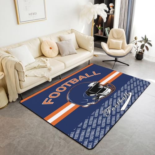 Feelyou Football Area Rug 5x7 Polyester Indoor Floor Mat
