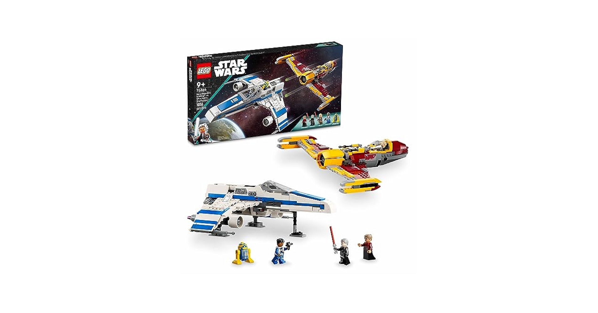 Amazon.com: Lego Star Wars: Ahsoka New Republic E-Wing vs