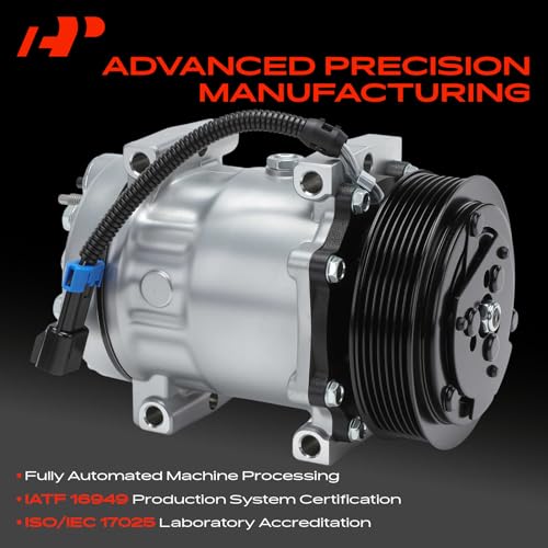 A-Premium Air Conditioner AC Compressor with Clutch Compatible with Kenworth T660 2011-2012, T680 2013-2015/2017-2018, T880 2017-2018 & Peterbilt 365/367 2011-2016, 389 2016, 567 2015-2016, 579, 587 by A-Premium - Image 4