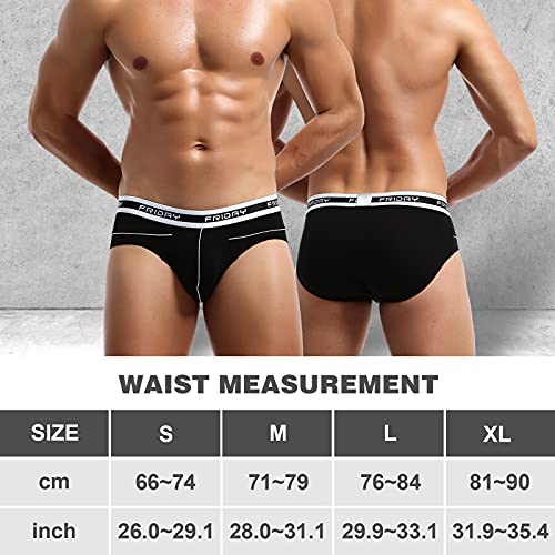 Men's Briefs Soft Moisture-Wicking Underwear Covered Waistband with Contour Pouch Underpants4