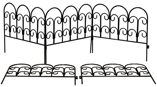 Set of 5 x Heavy Duty Steel Path and Border Edging (45cm x 41cm panels)