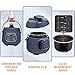 Bear Rice Cooker 3 Cups (Uncooked), Fast Electric Pressure Cooker, Portable Multi Cooker with 10 Menu Settings for White/Brown Rice Oatmeal and More, Nonstick Inner Pot