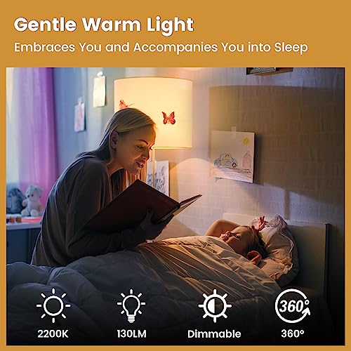 Luxvista 2W E14 LED Light Bulb Small Screw Ultra Warm White 2200K Dimmable SES E14 Filament Bulbs Vintage Amber Glass T22 Mini Tubular - Image 3