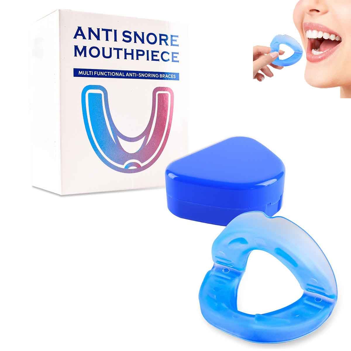 Rinovax Bite Antirussamento-Dispositivo Antirussamento Rinovax - Supporto per un Sonno Sereno,Aiuta a Ridurre il Russare,Migliorare la respirazione e il comfort,Facile Da Pulire (1PCS)