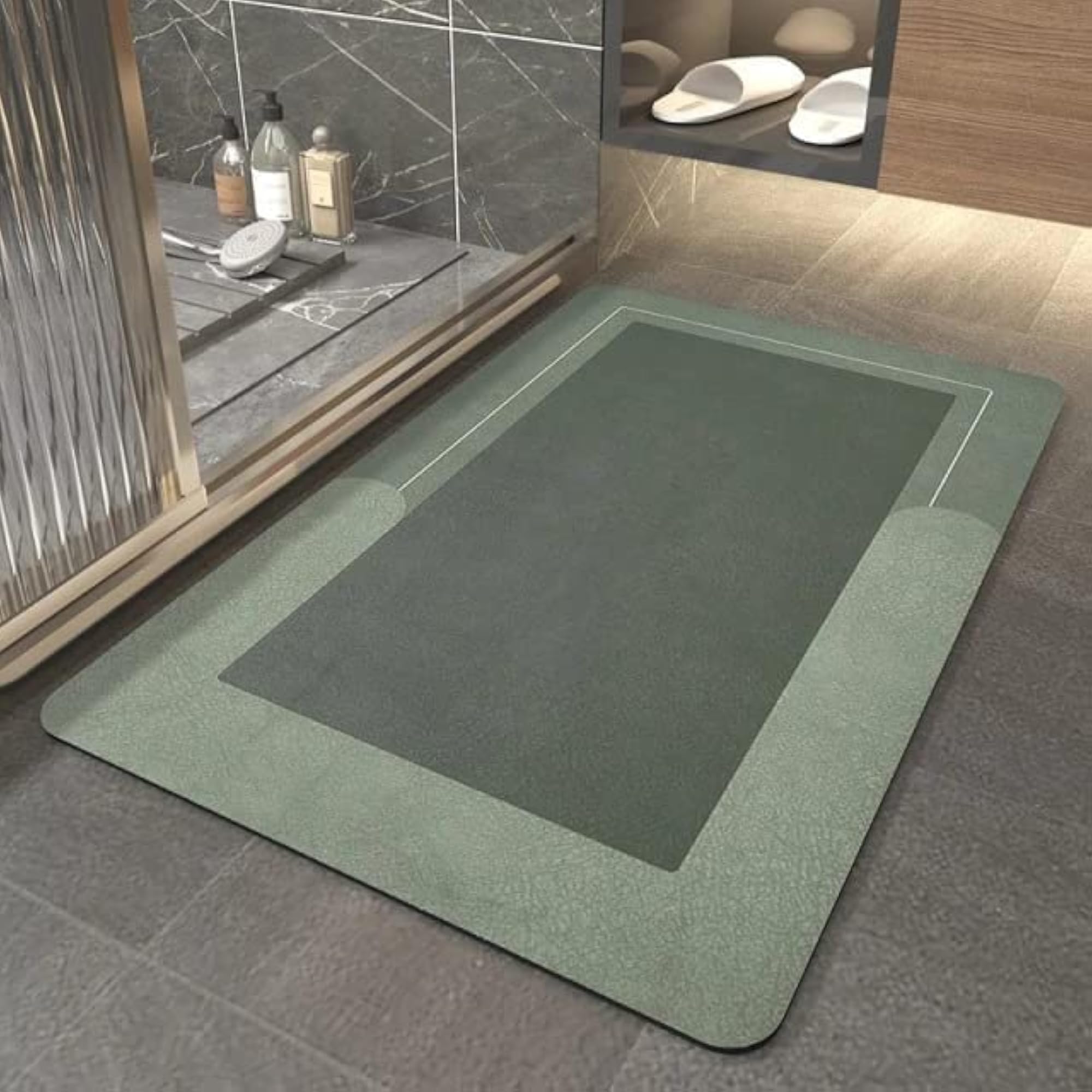 Non-Slip Memory Foam Bath Mat, Super Absorbent