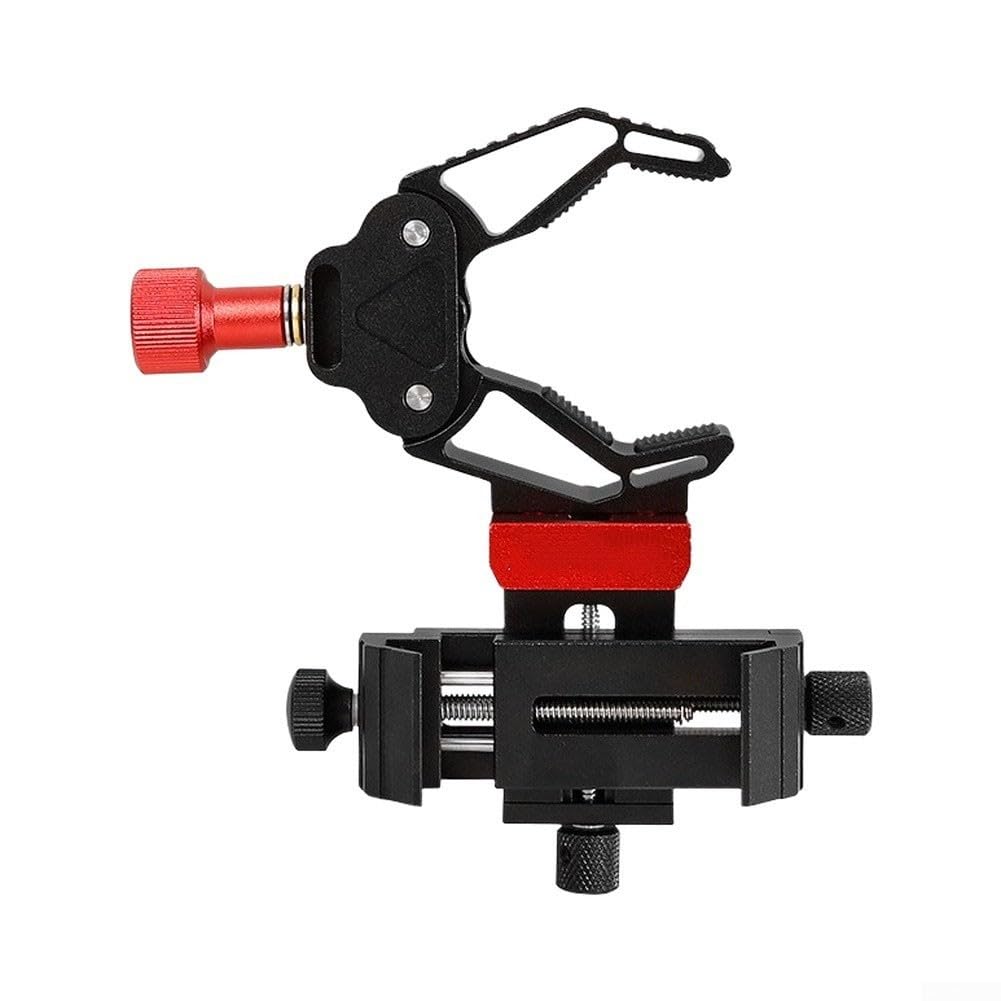 Adattatore Binocolo Microscopio Lega Alluminio per robusto Adattatore | Lega alluminio leggera, compatibile 20-60mm, ideale per telescopi astronomici e terrestri, finitura antiscivolo