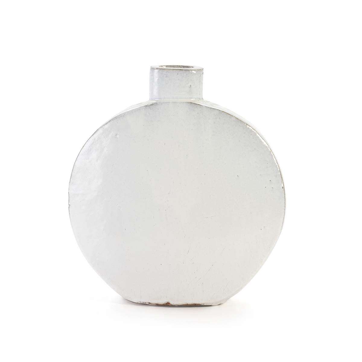 Vase 40 x 15 x 43 cm White Stoneware