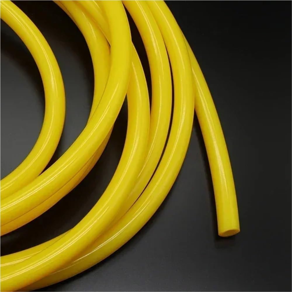 1 pieza de tubo de goma amarillo fácil de procesar, tubo de silicona for equipos de laboratorio(10metersx6mmx9mm)