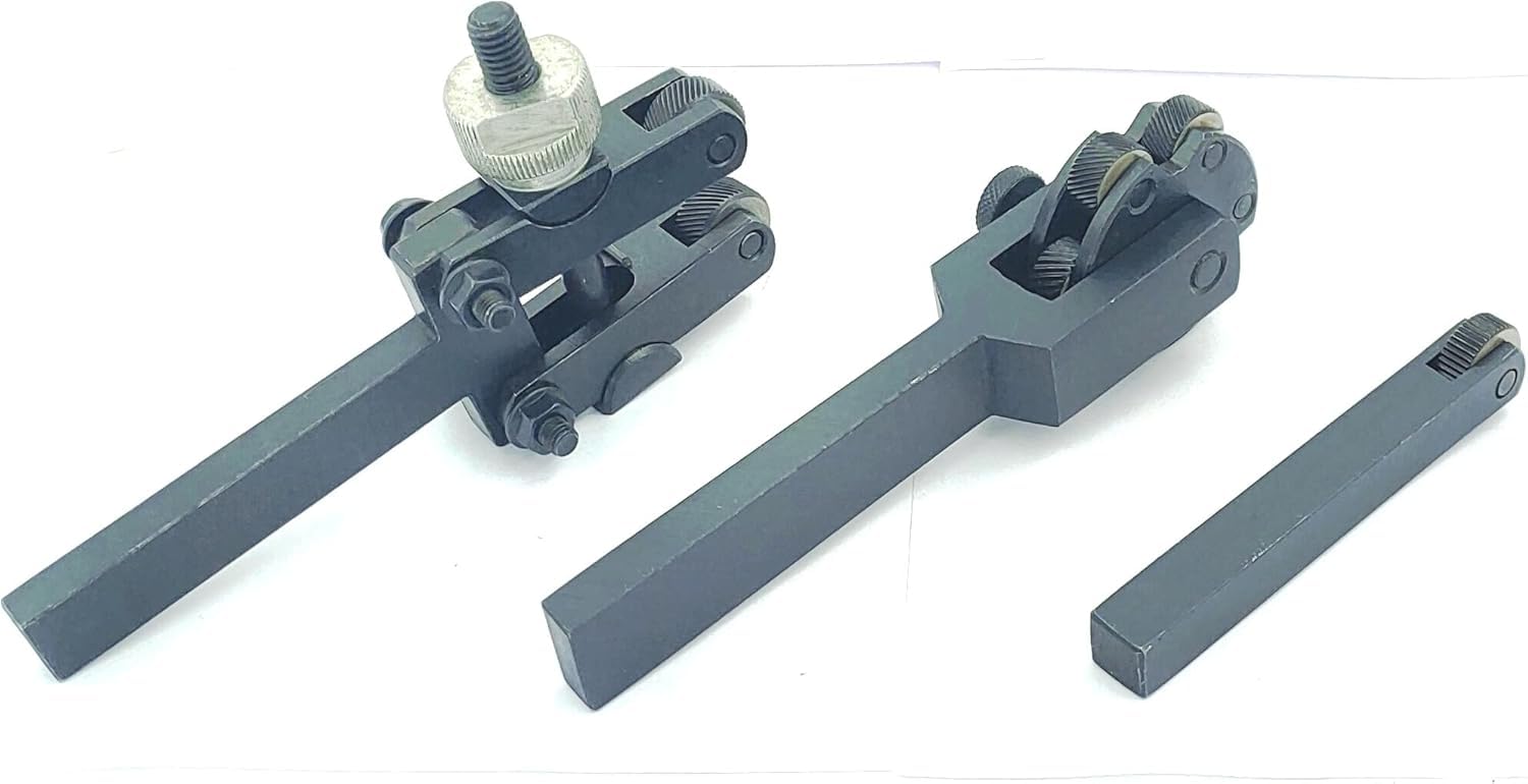 Set di 3 utensili zigrinati per tornio (Combo 1)