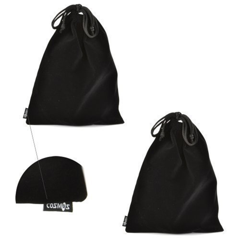 Cosmos 2 Pcs Portable Headphone Carrying Bag Travel Headset Storage Pouch Soft Drawstring Headphone Case Bag For Over-Ear Headphones Gaming Headset Neckband Earphones - View #3