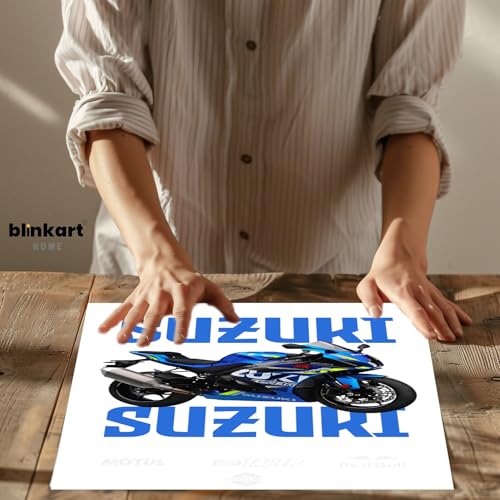 Image of BLINKART Suzuki GSX-RCar Posters Sticker Gift Items for Boys Room Wall Decor || Comes with Double-Sided Tape|| Decoration Bedroom Living Room Office Studio Decor | 12x18 In (A3) - CAR-284