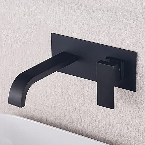 Mélangeur de lavabo mural en chrome pour une routine du matin fluide
