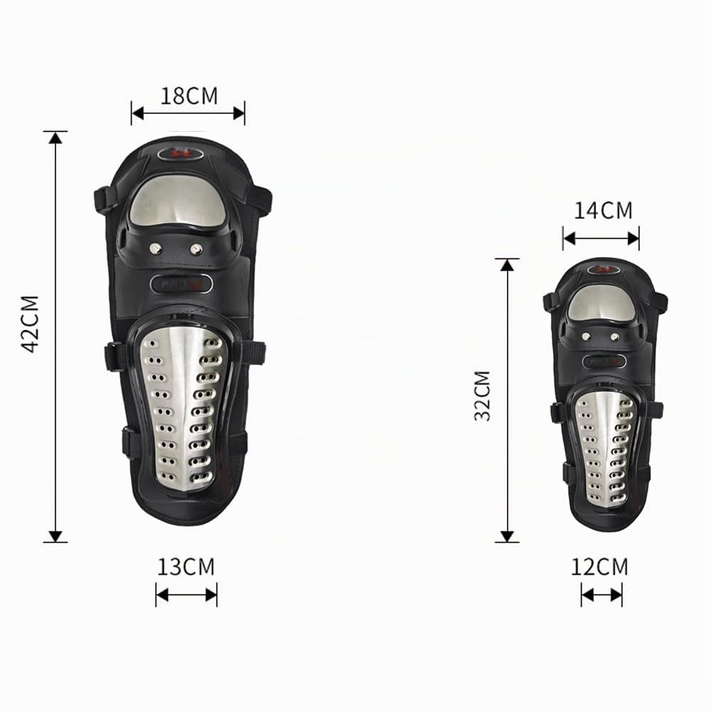 6 PièCes Tenue Moto Cross Homme, Gants Moto, Genouillères pour Moto, Accessoires Moto, Protection Moto, Equipement Moto (Gants M)