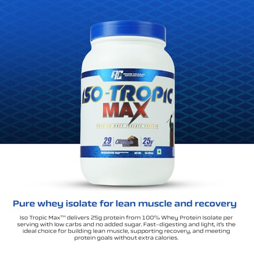 Image of Ronnie Coleman Signature Series Iso-Tropic Max, 907g (2lbs) | German Chocolate Cake | 29 Servings | Premium Whey Isolate Protein Powder