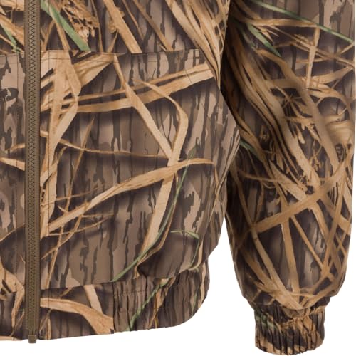 Drake Waterfowl Men's MST Waterproof Full Zip Hunting Warm Fleece Lined Hooded Jacket with 2 Chest Pockets & 2 Hip Pockets4