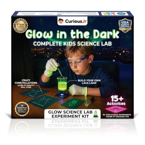 Image of PW Science Experiment Kit for Kids Ages 8-14, DIY Glow in the Dark Kit Rakhi Gifting | 100+ STEM Experiments with Manual, 30 Bonus DIY Activities, Birthday /Rakhi Gift