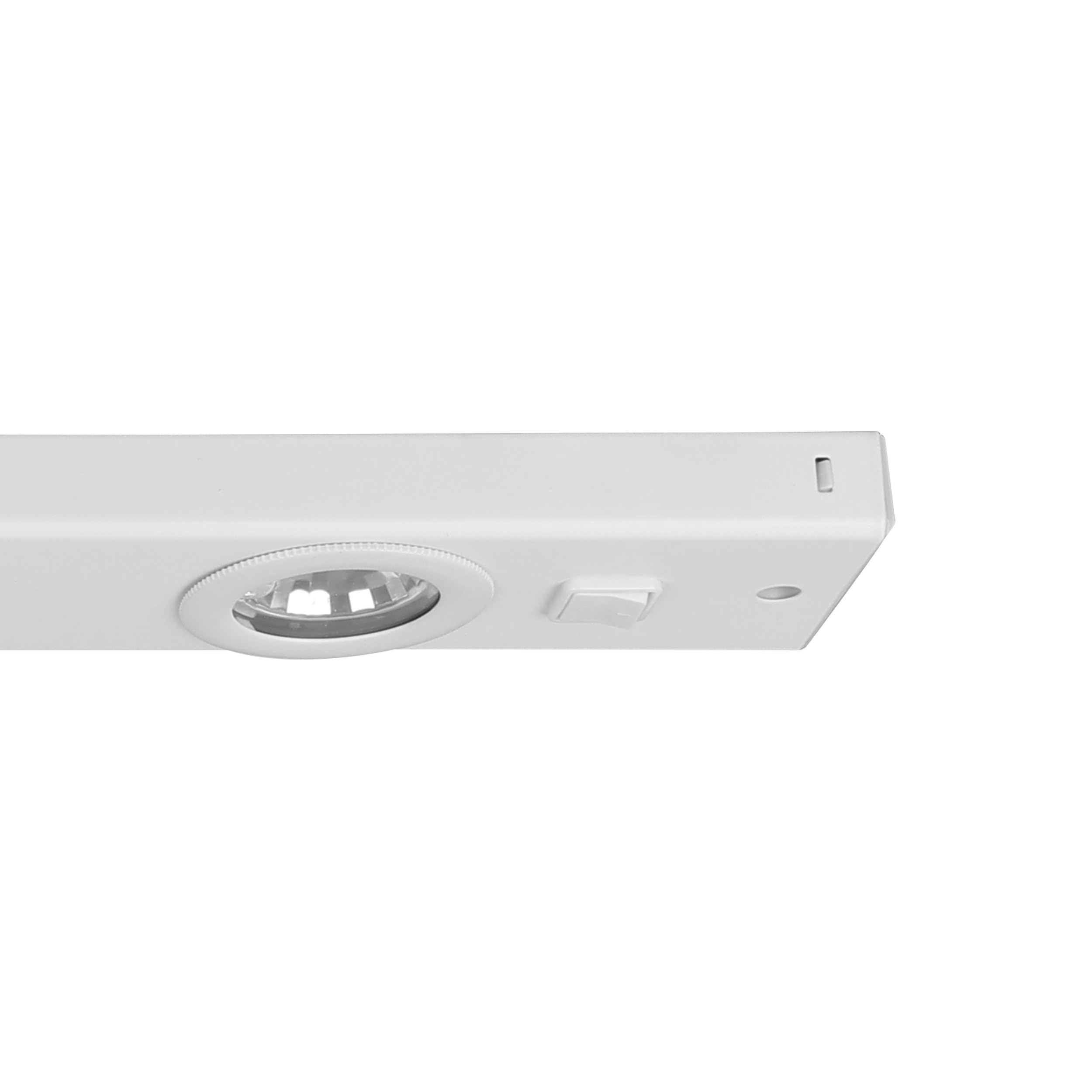 Eglo Kob Lampada sottopensile a Led da cucina a 3 luci in metallo | bianco, lampada da cucina con interruttore a bilanciere, bianco caldo