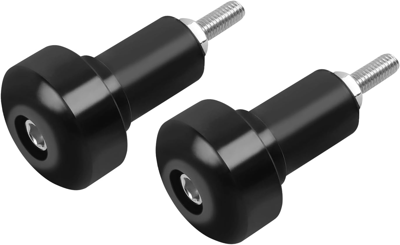 CHIFUN 1 Pair Bar Ends Plug Anti Vibration Weight Sliders Replacement for Yamaha R1 2002-2014 / R6 2006-2007 CNC Aluminum Handle Bar End Caps