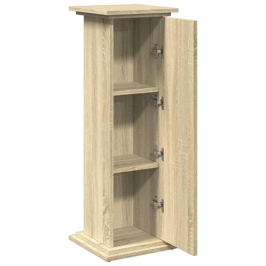 vidaXL Piédestal avec rangement chêne sonoma bois d'ingénierie