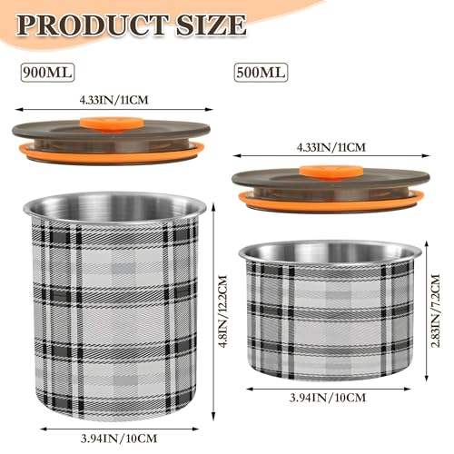 Envase para café hermético acero inoxidable 17 oz miniatura 3