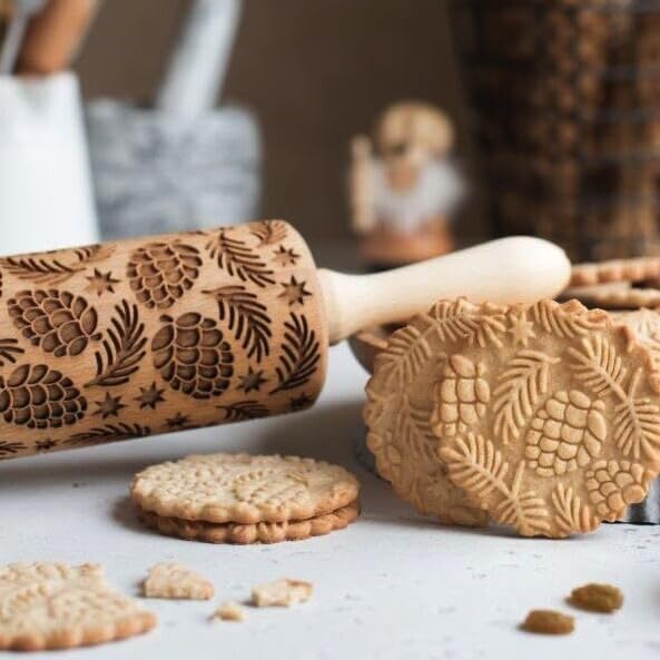 Amazon | 木製/ローリングピン/Cones＜松ぼっくり＞/mini Rolling Pin