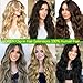 LORIEN Clip in Hair Extensions Real Human Hair, 18 Inch 100g/3.6oz, 1B Natural Black, Clip in 100% Brazilian Remy Human Hair Extensions 8pcs Per Set with 18 Clips Double Weft