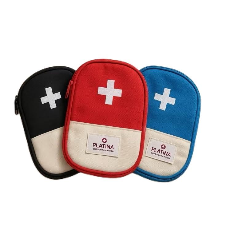 Bolsa de Armazenamento Portátil para Medicamentos e Primeiros Socorros (cor aleatório)