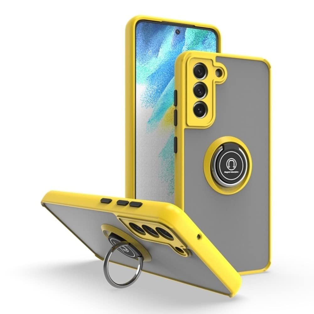 Funda de teléfono anticaída mate para Samsung Note 8 con soporte de anillo 7