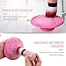 Brush Cleaning Mat, Silicone Makeup Cleaning Brush Scrubber Mat Portable Washing Tool Cosmetic Brush Cleaner with Suction Cup for Valentines Day
