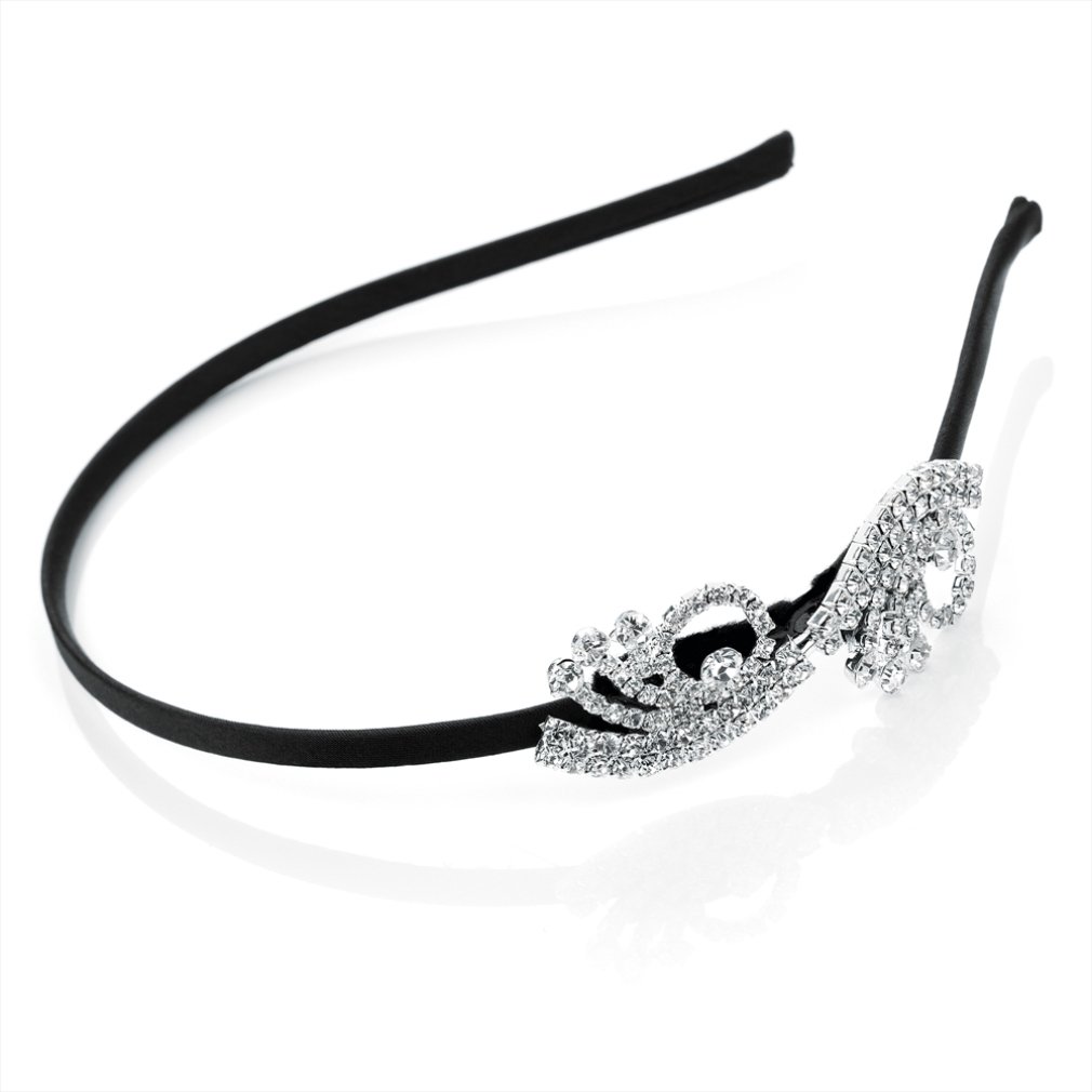 Crystal motif headband