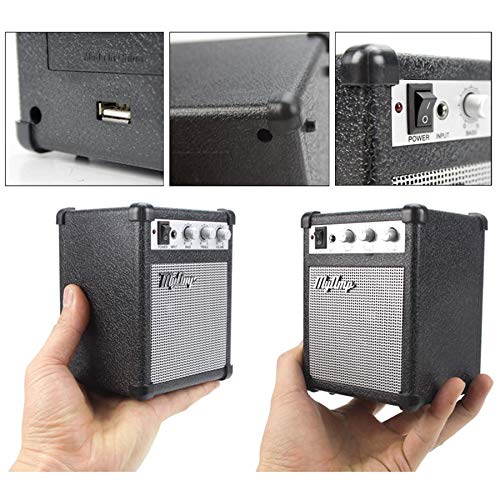 Amplificateur de guitare rétro haute fidélité/haut-parleur portable My Amp Audio/Mini haut-parleurs de guitare stéréo basse