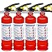 4-Pack ABC Dry Chemical Fire Extinguisher, 2.5 lb 1A:10B:C Fire Extinguisher for Home, Business, Boat, Truck, Quick Release Handle, Ideal for Electrical & Grease Fire Extinguisher