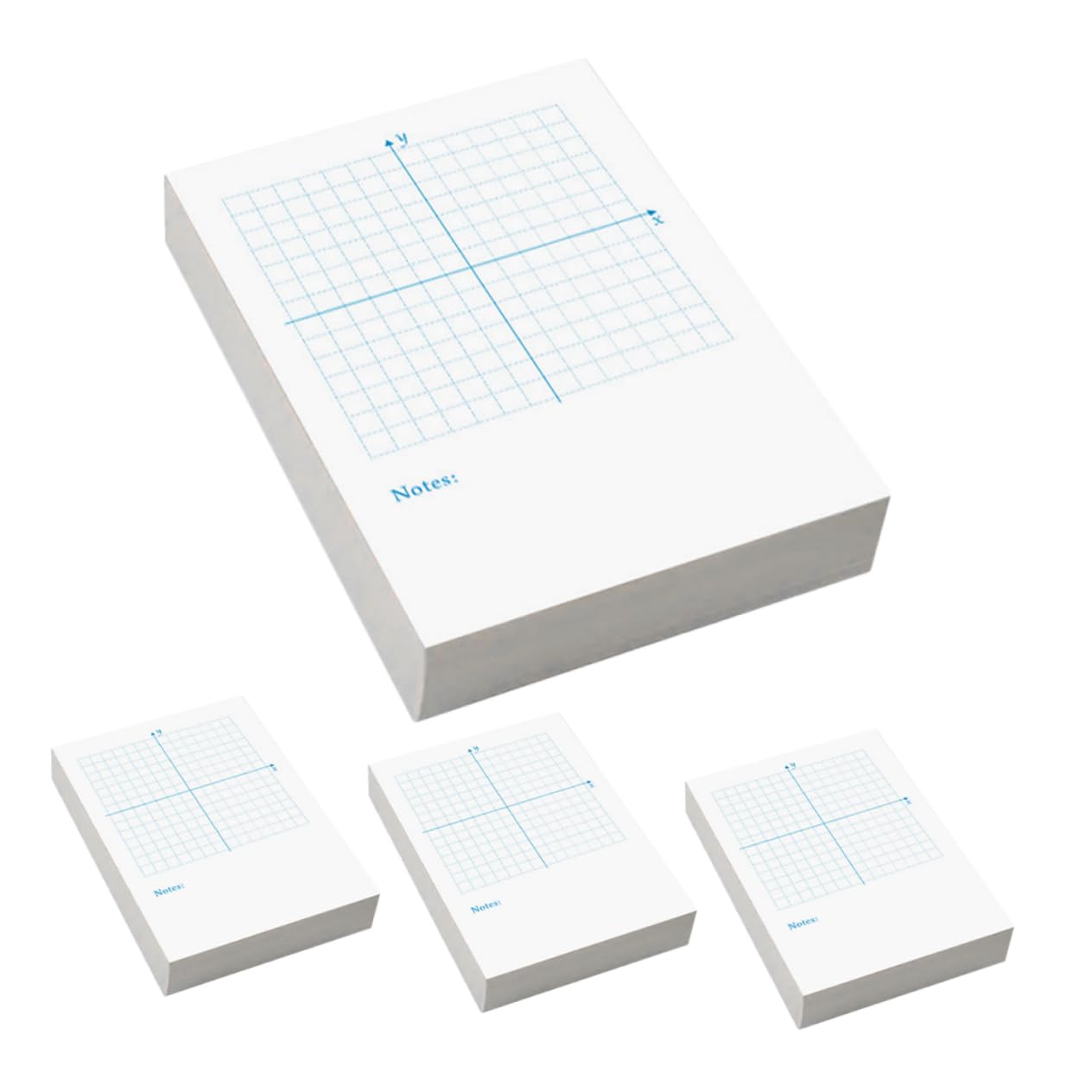 DOITOOL 4 Pezzi Pratica Matematica con Pagine Quaderni per Esercizi Xy Carta per Coordinate Xy per Scolastico Professionale