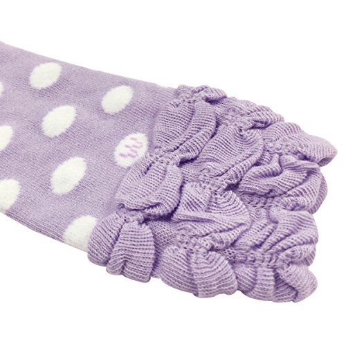Wrapables baby-girls Ruched and Dots Baby Leg Warmers2
