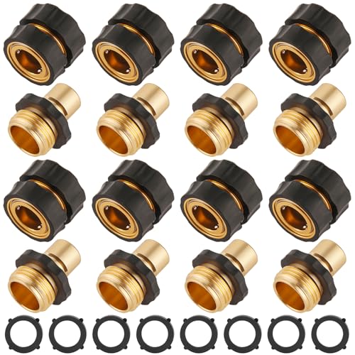 8 Set Quick Connect Hose Fittings for Garden Hose Quick...