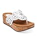 Clarks Women's Palima Palm Wedge Sandal