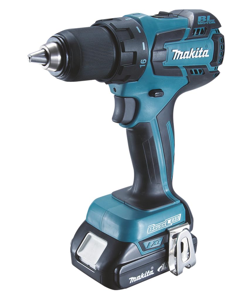 Makita Wiertarko-wkrętarka akumulatorowa, (18 V/4,0 Ah, 2 akumulatory i ładowarka w Makpac), DDF459RMJ