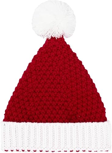 Miniatura 2 de Century Star Sombreros de Navidad para mujer, sombrero de Papá Noel, unisex, clásico, tejido cálido, para Año Nuevo, vacaciones, fiestas, sombreros