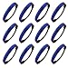 Kenz Laurenz 12 Pack Glitter Headbands U PICK (Available in LOTS of COLORS) - Elastic Stretch Sparkly Fashion Headband for Teens Girls Women Softball Volleyball Basketball Sports Teams Set Hair Accessories Store (Blue)
