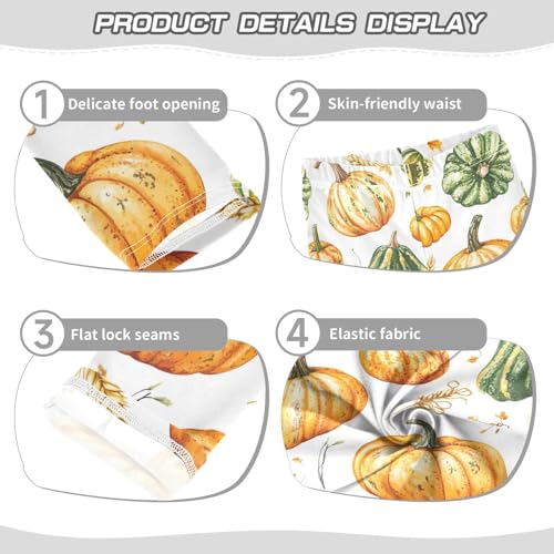 Girls' Leggings Pumpkin Autumn Fall Halloween Kids Yoga Tights Pants 1 Pack 208589543