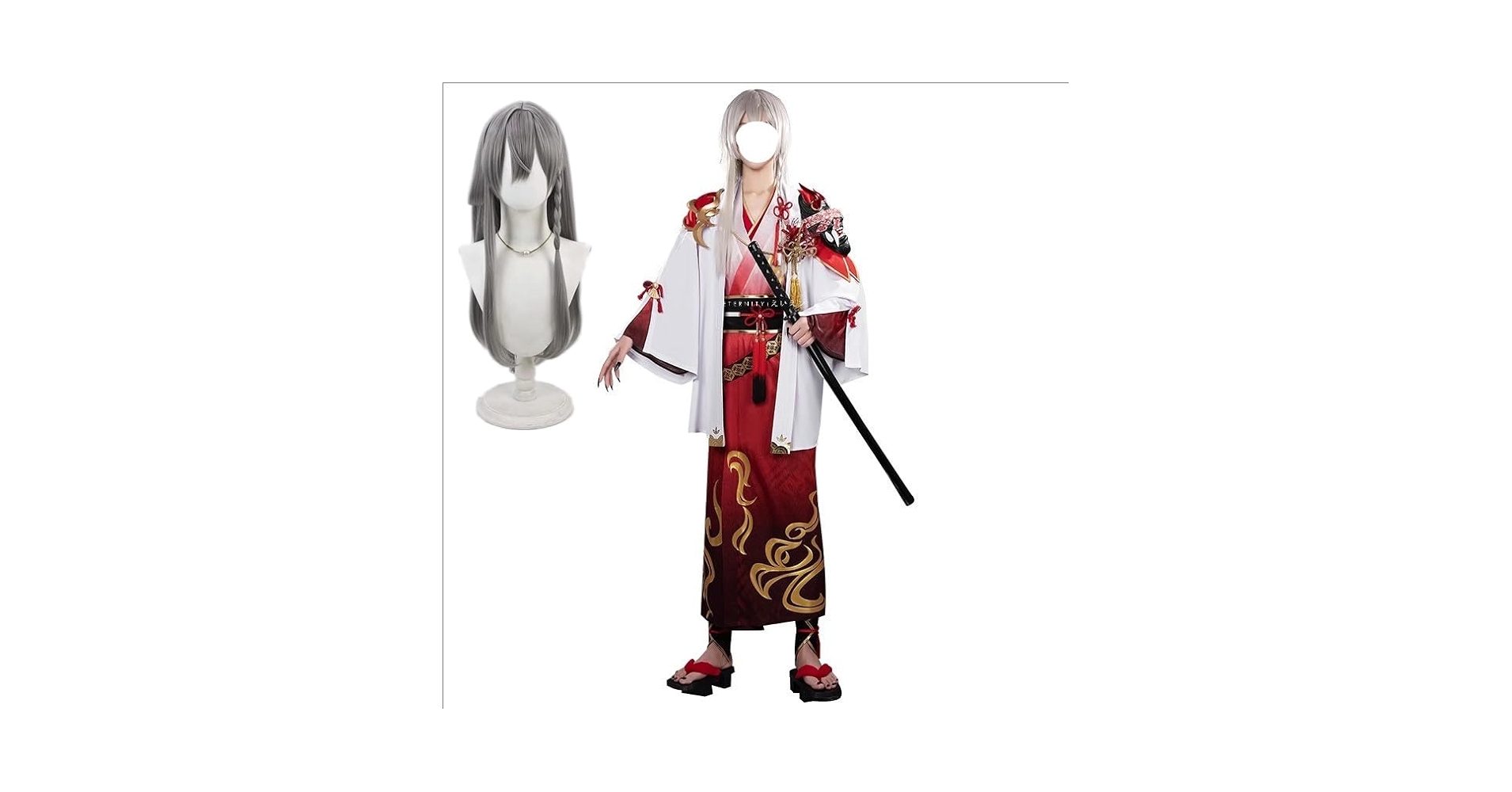 Amazon.co.jp: 甲斐田晴 鬼化 コスプレ衣装+ウィッグ （靴別売り